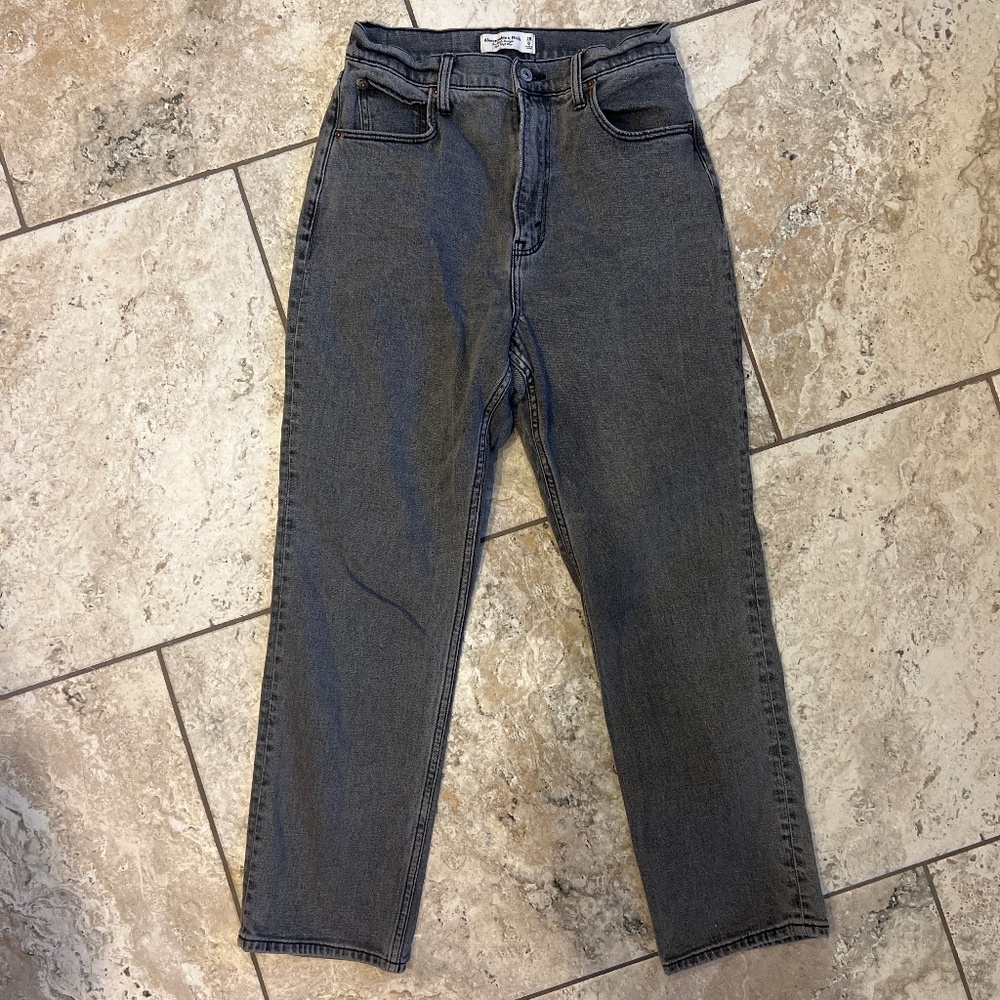Abercrombie curve love ankle straight jeans 28/6